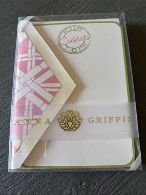 Anna Griffin Cocktail invitations - Pink & Green
